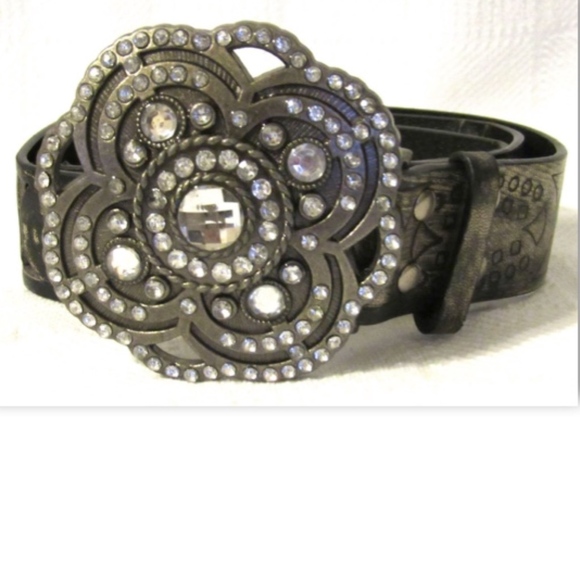 YMI Jeanswear Western Bling Buckle Fashion Belt (Bling Buckle Only) - Picture 6 of 13